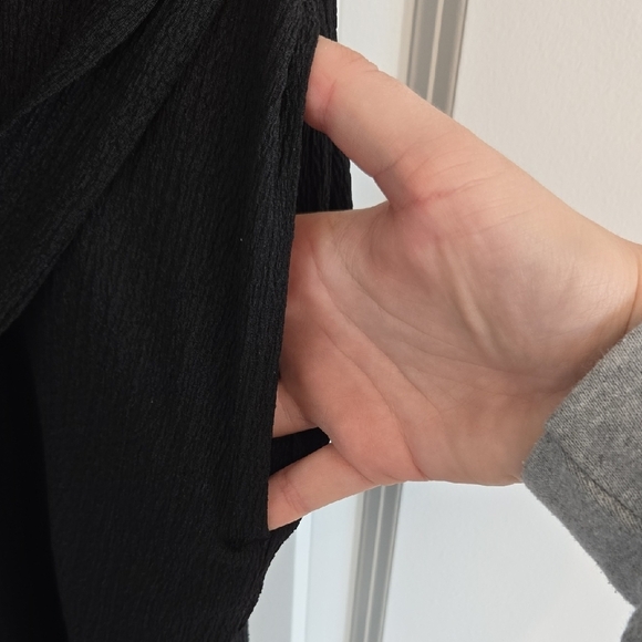 H&M Black Tie Belt Jersey Jumpsuit - Picture 3 of 4